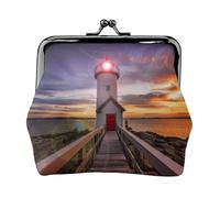 Lighthouse Printing Lightweight Coin Purse, Minimalist Wallet for Coffee Runs and Local Outings