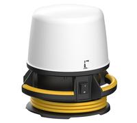 Lighthouse Pro Ball 360° Site Light 5500lm - Illuminator Lamp, 50W LED, IP54 Weatherproof, IK08 Shock Resistant, 3M Cable, Tripod Mountable with Power Take Off, Hanging Hook - 110V Input