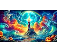 lighthouse Recycled Paper Jigsaw Puzzle 1000 Pieces Great Gift Idea Educational Games for The Whole for Women, Gifts for Men 70x50cm/1000pcs