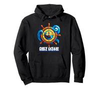 Lighthouse Retro - Maritime Artistic Sailing Coast Motif Pullover Hoodie