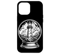 Lighthouse Retro - Maritime Design Snow Globe Style Case for iPhone 12 Pro Max