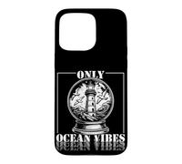 Lighthouse Retro - Maritime Design Snow Globe Style Case for iPhone 15 Pro Max