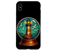 Lighthouse Retro - Maritime Design Snow Globe Style Case for iPhone XS Max