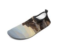 Lighthouse Rocks Seaside Water Shoes for Men Women, Lightweight Stretch Swim Shoes with Anti-Slip Rubber Sole, Quick-Dry Aqua Socks for Pool, Beach, Surfing, Style, 14