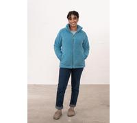 Lighthouse Seashell Womens Full Zip Sherpa Fleece - - Size: 10