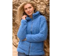 Lighthouse Seashell Womens Full Zip Sherpa Fleece - - Size: 18