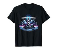 Lighthouse Seaside House Sailing Sea Beach Life Boating Boat T-Shirt