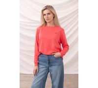 LightHouse Women's Seaside Jersey - Ladies Warm Crew Neck Sweater - Deep Coral - 16