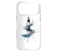 Lighthouse Splatter Coastal Art Case for iPhone 17 Pro Max