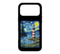 Lighthouse Starry Night Case for iPhone 17 Pro Max