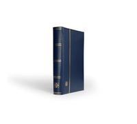 Lighthouse Stockbook A4, 64 white pages,padded cover, blue