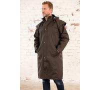 (M, Chocolate) Stockman Mens Full Length Rain Coat