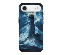 Lighthouse Thunder And Storm Lightweight Phone Cases Compatible with iPhone 17/17 Air/17 Pro/17 Pro Max Protective Covers