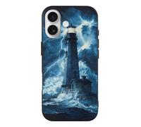 Lighthouse Thunder And Storm Lightweight Phone Cases Compatible with iPhone 17/17 Air/17 Pro/17 Pro Max Protective Covers
