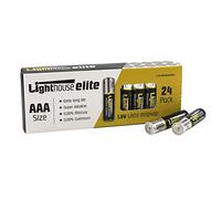 Lighthouse Alkaline Batteries L/HBATAAA24 AAA 1.5V Extra Long Life - Pack of 24