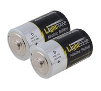 Lighthouse LR20 D Lr20 Alkaline Batteries 14800 Mah (Pack 2)