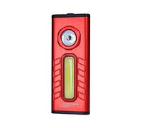 Lighthouse Torches L/HEM5RED LED RED Mini Lamp - Dimmable Spotlight (250Lm) and Floodlight (500Lm) - 3xAAA Included