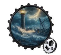 Lighthouse Wave Boat Ship Thunder Bottle Openers Fridge Magnets Decorative Strong Refrigerator Magnetic Stickers for Kitchen Office Decor