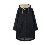 LightHouse Womens Abigail Warm Waterproof Raincoat - Ladies Long Padded Fleece Lined Windproof Winter Outdoor Coat With Hood - Black - 18