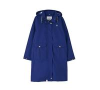 LightHouse Women's Annika Waterproof Coat- Ladies 3/4 Windproof Spring Summer Outdoor Coat with Hood - Indigo - 14