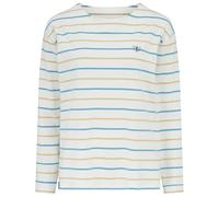 LightHouse Women's Causeway Breton Top - Ladies Long-Sleeved Cotton Stretch Tee - Blue Clay Stripe - 12