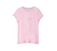 LightHouse Women's Causeway Short Sleeve Tee - Ladies Cotton Stretch T-Shirt - Pink Flower - 12