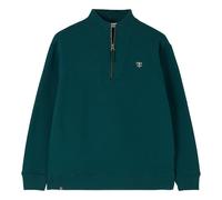 LightHouse Women's Coral Cotton Rich Jersey Sweatshirt - Ladies Warm Funnel Neck Half Zip Top