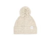 LightHouse Womens Hannah Warm Bobble Cable Knit Hat - Ladies Winter Outdoor Headwear - Irish Cream - One Size