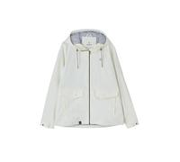 LightHouse Women's Lucy Rubberised Showerproof Jacket - Ladies Hip-length Windproof Spring Summer Outdoor Coat with Hood - Coconut - 10