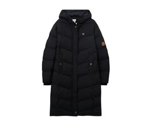 LightHouse Women's Savannah Warm Coat - Ladies Outdoor Long Padded Puffa Jacket with Hood with Recycled Sustainable Fill - Black - 18