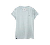 LightHouse - Womens Seashore T Shirt - Cloud Pale Blue Stripe - 8