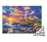 Lighthouse1000 Piece Jigsaw Puzzle for Adults And Kids Family Game BeautifulChallenging Home Decors Great Gift Idea38x26cm/1000pcs