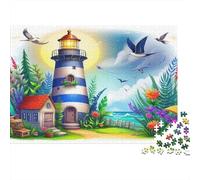 Lighthouse1000 Pieces Jigsaw Puzzles for Adults Educational Games CozyFun And Challenging Home Decors Great Gift Idea38x26cm/1000pcs