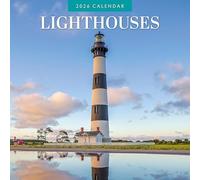 Lighthouses - 2026 Square Wall Calendar - by Red Robin Publishing