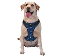 Lighthouses and Anchors Pattern Dog Harness - Lightweight,Soft,Adjustable Small Harness and Leash Set, Suitable for Puppy Small and Medium-Sized Dog-Small