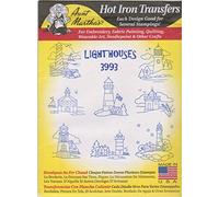 Lighthouses Aunt Martha's Hot Iron Embroidery Transfer