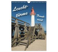 Lighthouses France UK-Version (Wall Calendar 2026 DIN A4 Portrait), CALVENDO 12 Month Wall Calendar