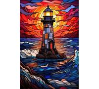 Lighthouses Jigsaw Puzzles for Adults 1500 Pieces Educational Toys Challenging Game 1500 Piece Puzzles for Adults for The Whole for Women Gifts for Men