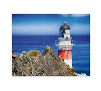 Lighthouses - Maritime Beacons on the Coast，1000 Piece Wooden Puzzle for An Unforgettable Family Activity - Suitable for All Ages（75x50cm）-AW75