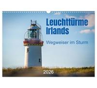 Lighthouses of Ireland UK-Version (Wall Calendar 2026 DIN A3 Landscape), CALVENDO 12 Month Wall Calendar