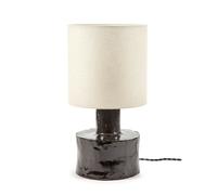Catherine Ceramic Table Lamp Black one size