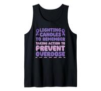 Lighting Candles Remember Taking Action to Prevent Overdose Tank Top