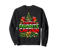 Lighting Christmas Santa's Favorite Captain Xmas Sweatshirt