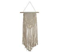 Lighting Collection Akin Cream Led Macrame Dream Wall Hanging