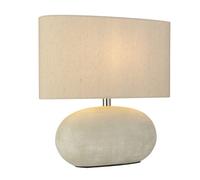 Lighting Collection Amelles Simple Oval Table Lamp