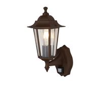 Lighting Collection Budva Rust Brown Outdoor Wall Light