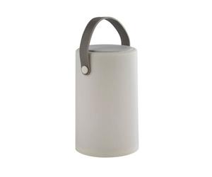 Lighting Collection Charles White Rechargeable Led Table Lamp With Speaker