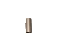 Lighting Collection Cyls Cylinder Up & Down Wall Light in Light Brown Lighting Collection Light Brown