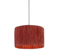Lighting Collection Everglade Pink Raffia Shade