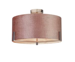 Lighting Collection Haitian Blush Velvet Ceiling Fitting